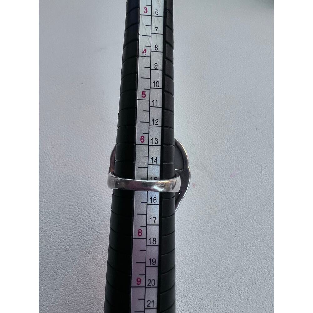 SAJEN WINDOW DRUSY FOREST SAJEN SILVER COLLECTION PLATINUM OVER SILVER RING - Picture 7 of 10